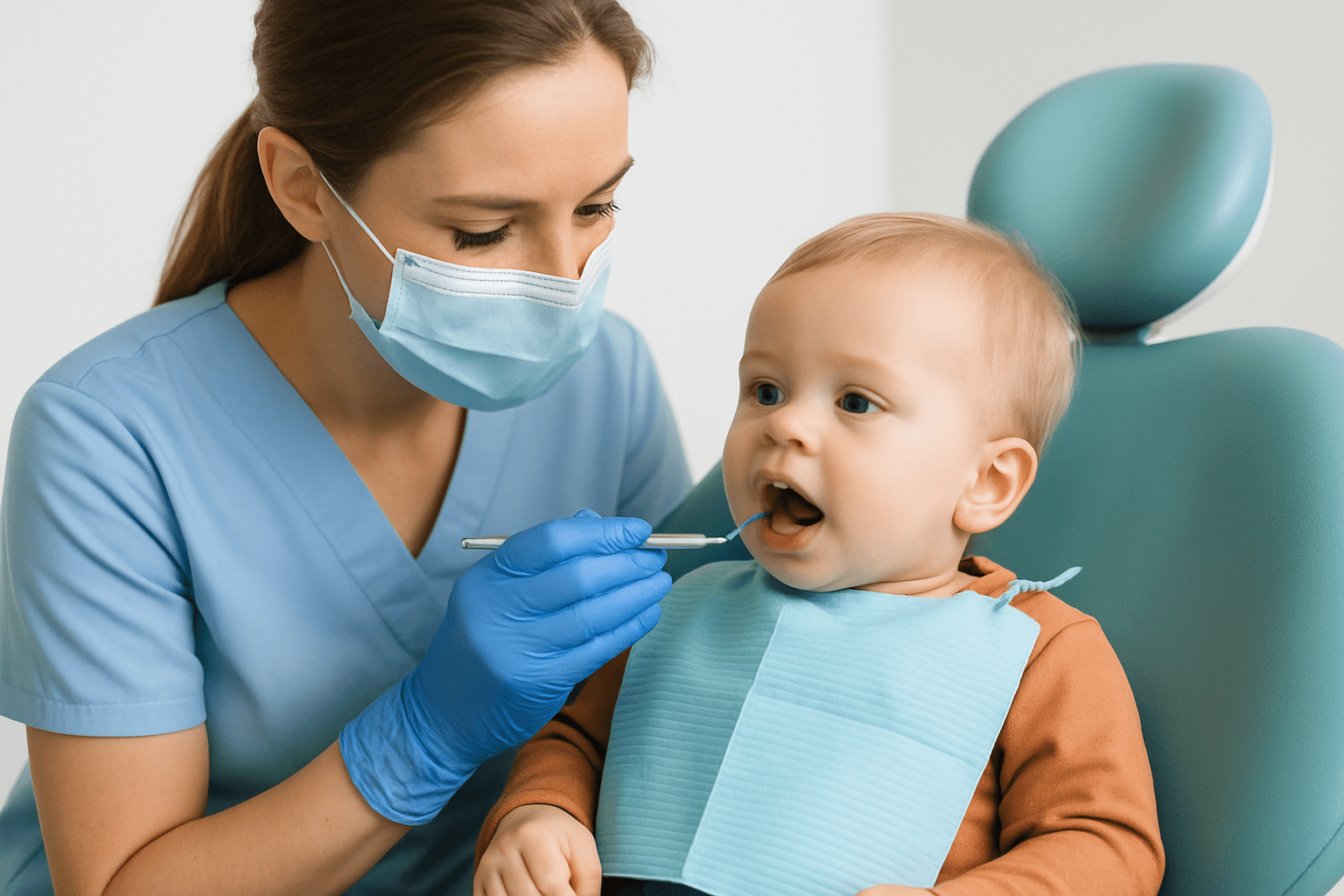 Cand trebuie sa mearga copiii pentru prima data la dentist?