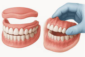 Captusirea si rebazarea protezei dentare