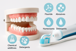 Ce contine o pasta de dinti?