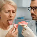 Este normal sa am probleme cu gustul cand port o proteza dentara?