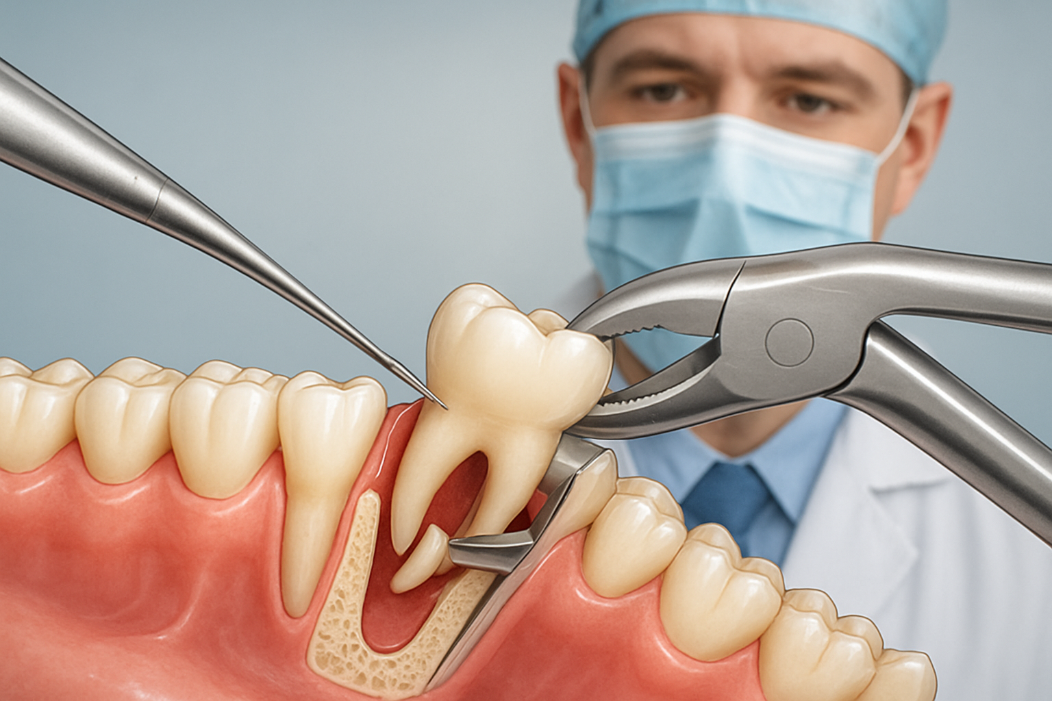 Extractie dentara chirurgicala