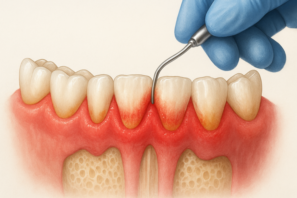 Gingivita sau inflamatia gingiei