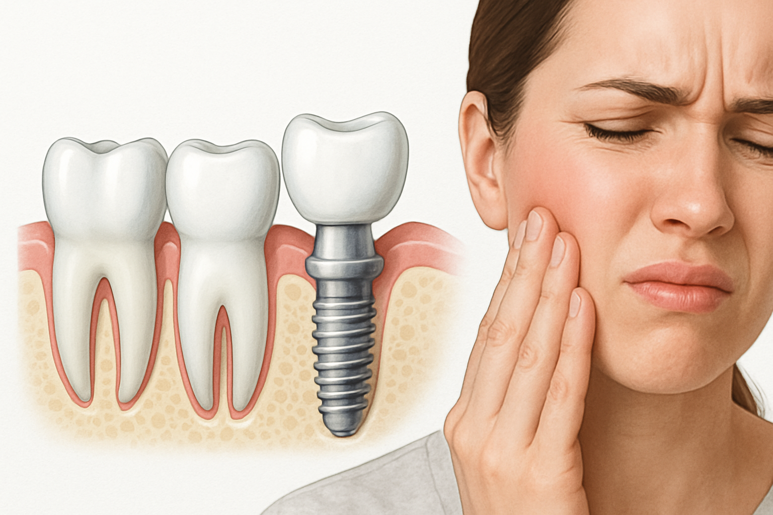 Implantul dentar doare ?