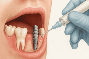 Implantul dentar doare?