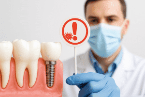 Implantul dentar poate declansa reactii alegice?