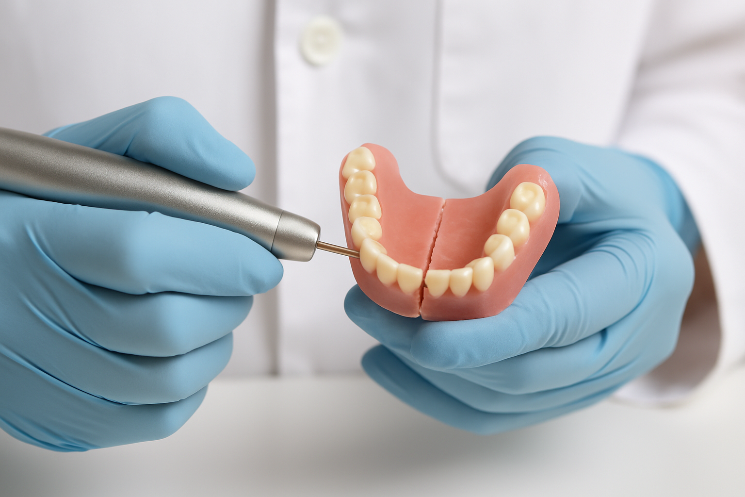 Reparatia protezei dentare